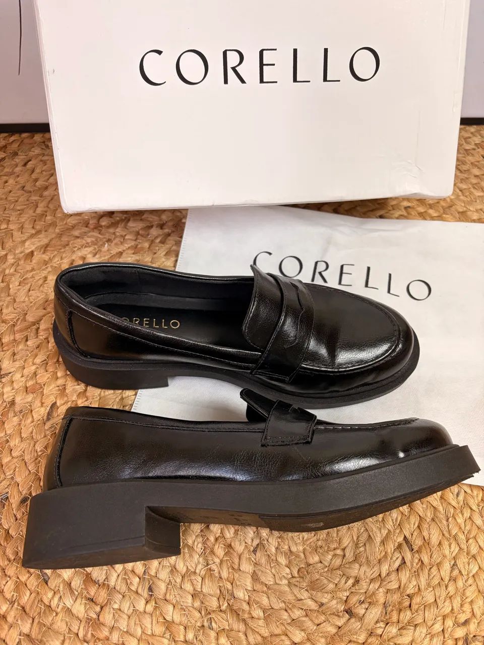Mocassim alt preto Corello 37 - Foto 2