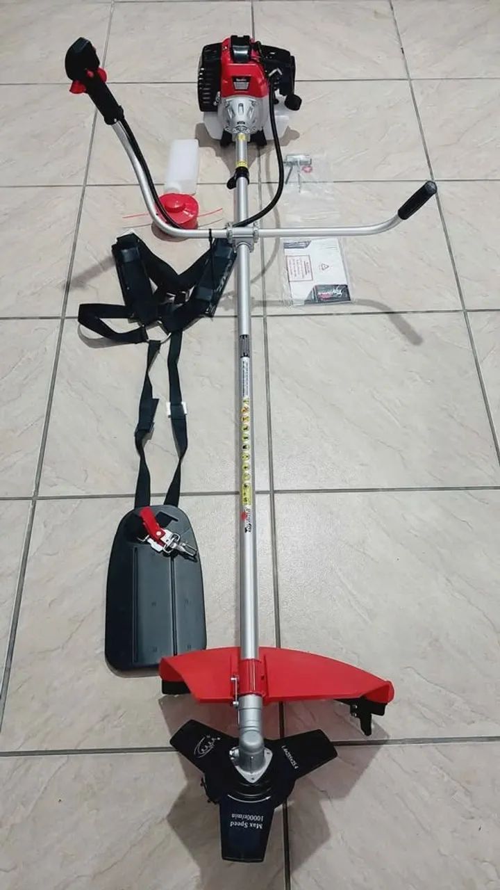 Roçadeira a gasolina 52cc e 2.0hp Completa C/ Acessórios - Toyama (Nova) - Foto 6