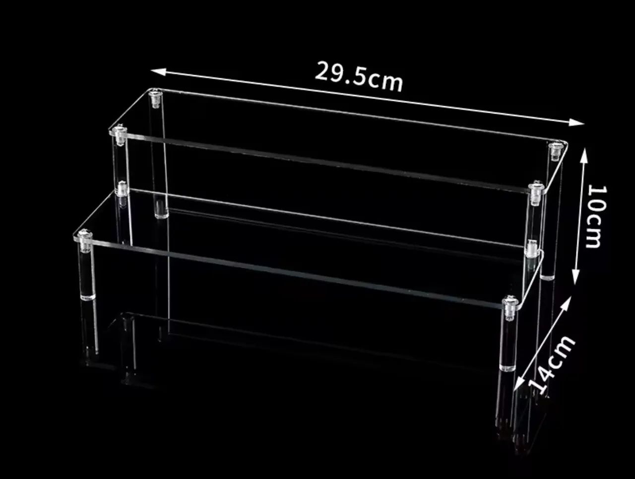 2 bancada action figure 30cm acrílico 