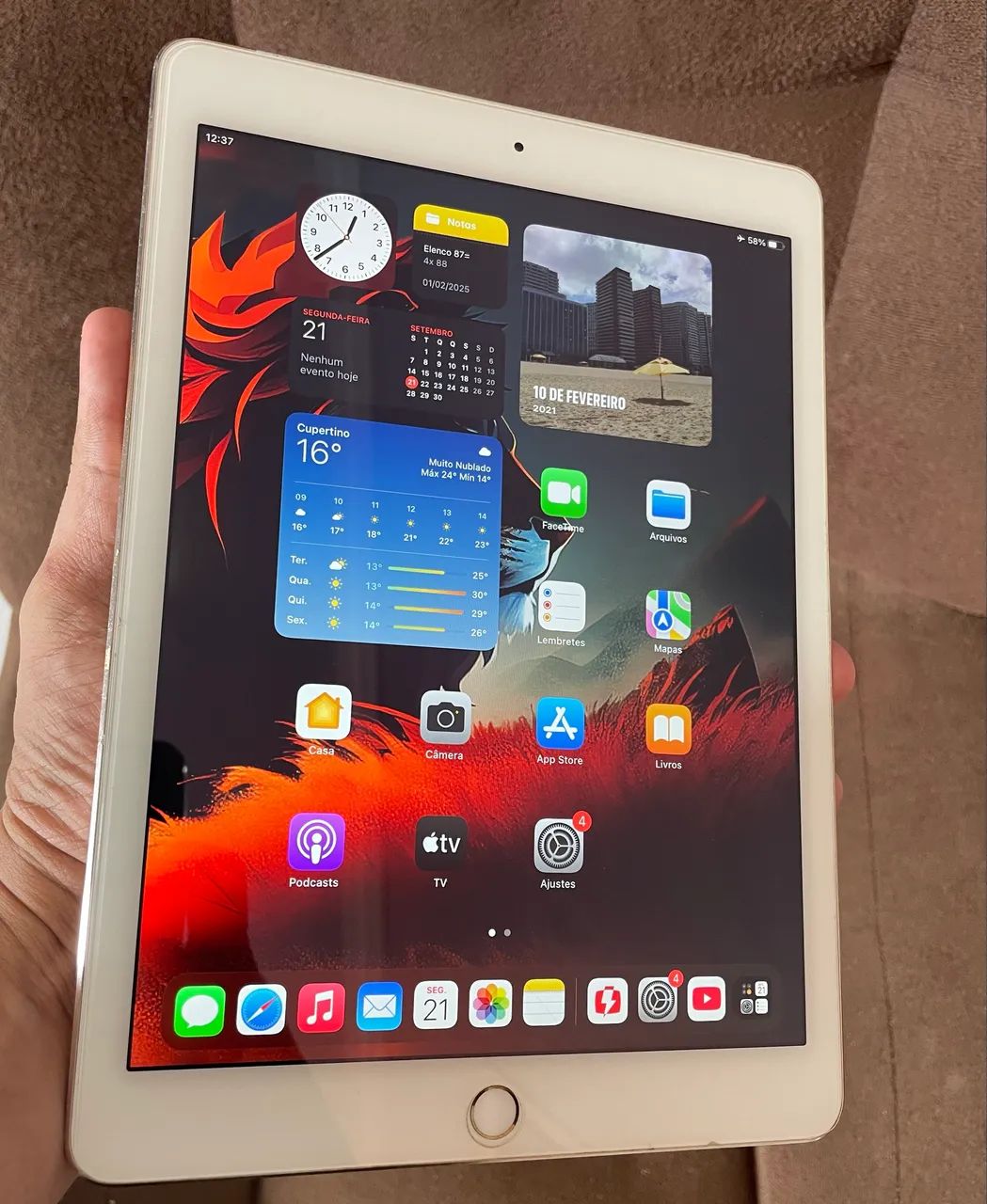 Vendo iPad Air 64 GB Chip + Wi-Fi com Biometria  - Foto 3
