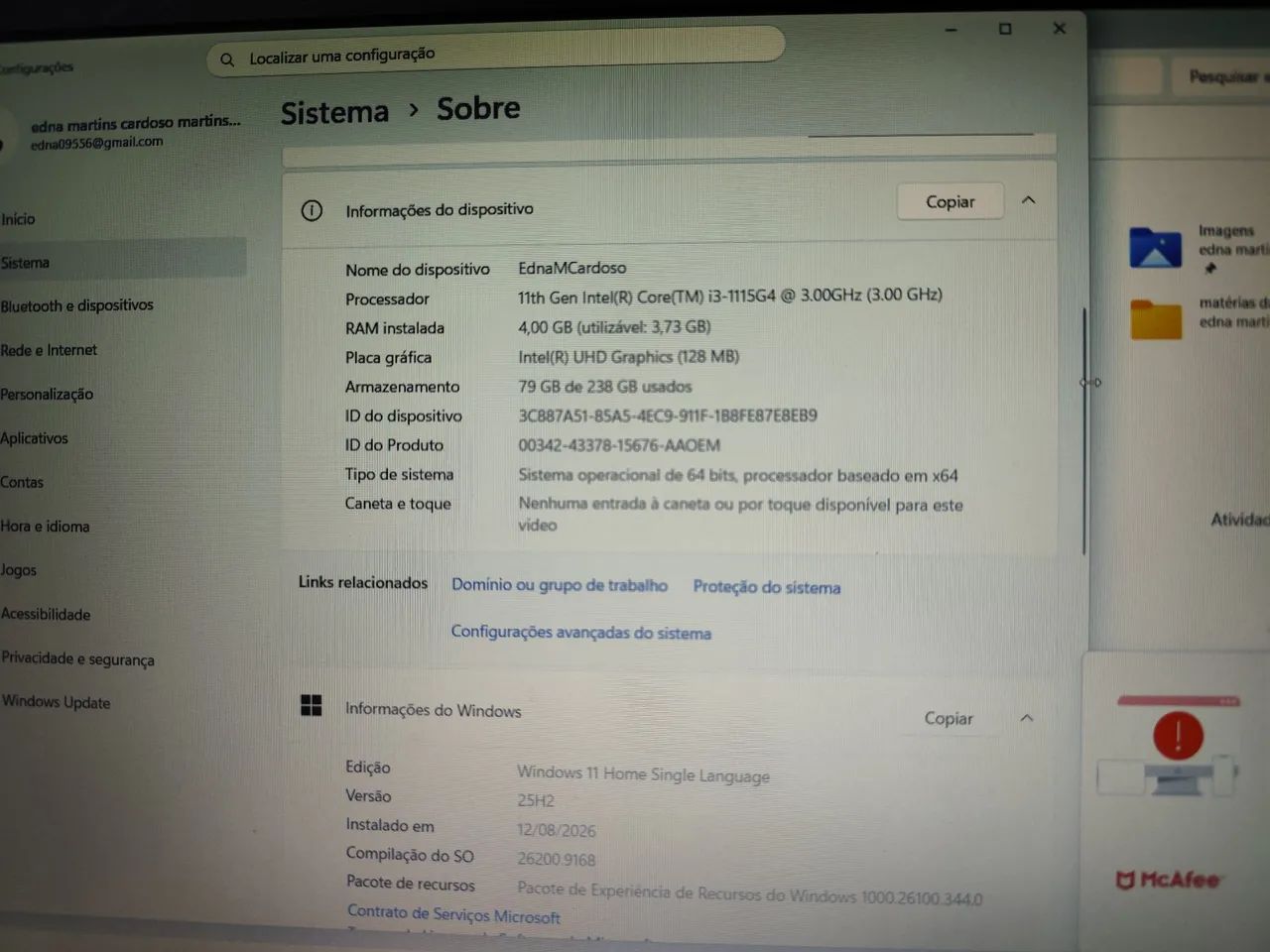 Notebook Samsung  - Foto 3