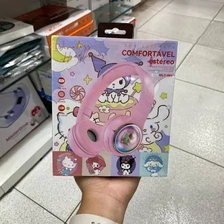 Fone Bluetooth Infantil Hello Kitty (Novo)