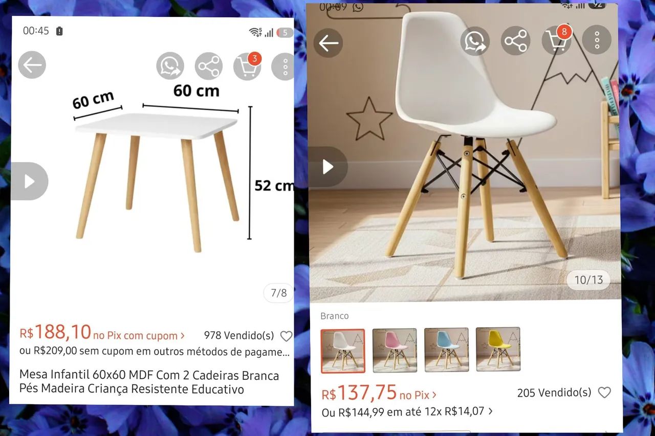 Mesa e cadeira infantil  - Foto 4