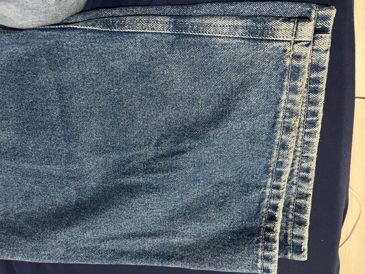 Super baggy jeans lavagem clara - tam 42 - Foto 3