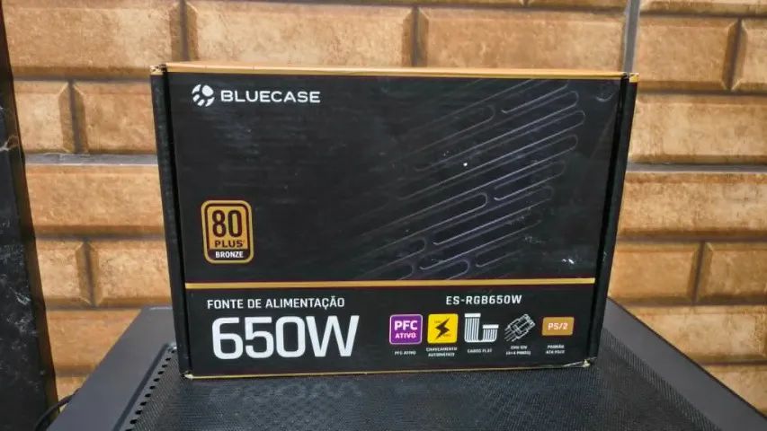 Fonte 650w 80 plus nova na caixa lacrada.