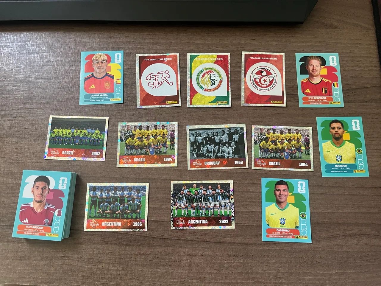 Figurinha Sortidas Copa do Mundo 2026 100 Unidades - Foto 2