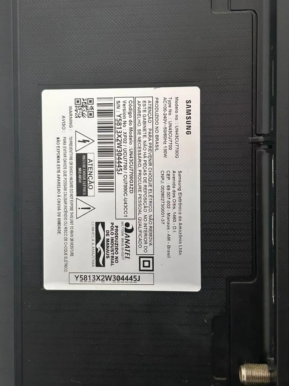 Tv Samsung 43 polegadas pra vender as peças dela  - Foto 3