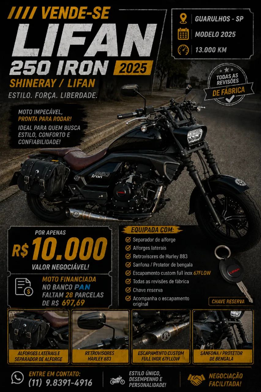 Iron 250 Shineray