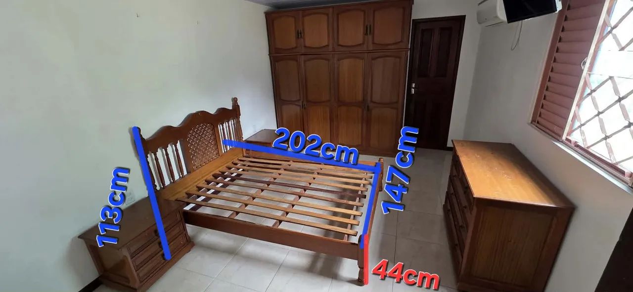 Conjunto de quarto madeira cerejeira  - Foto 2