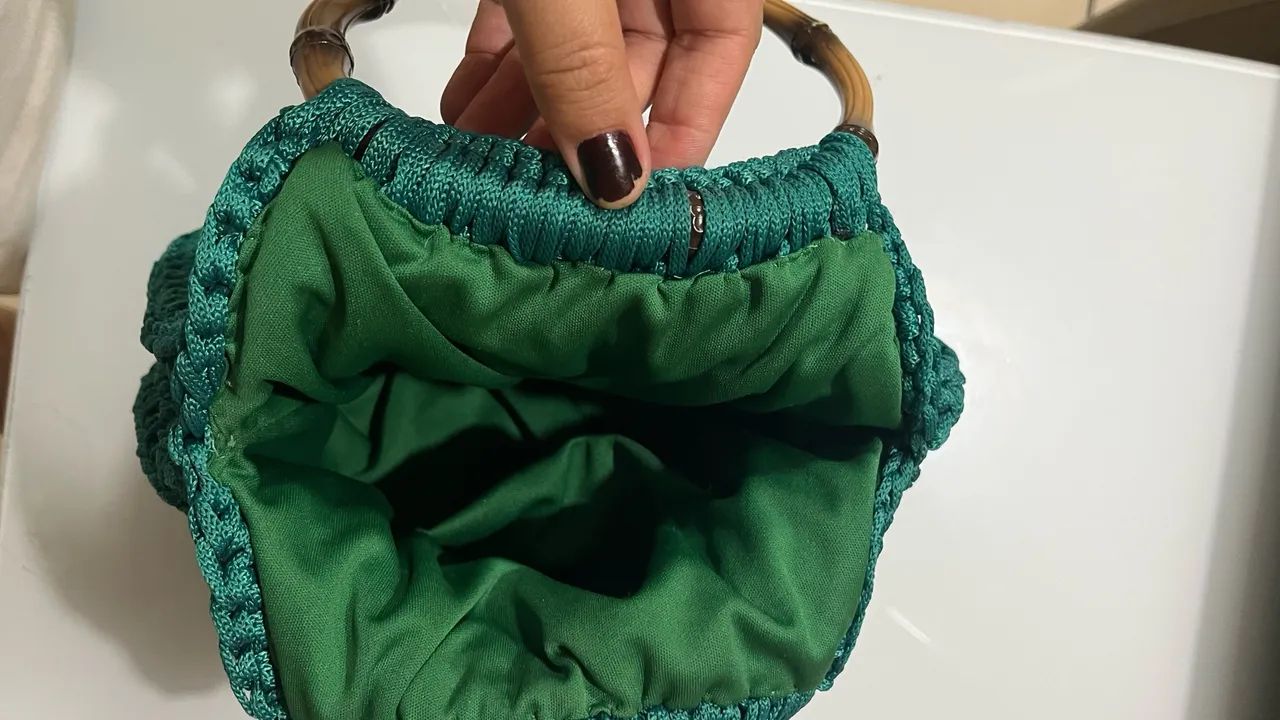 Bolsa feita há mão  - Foto 3