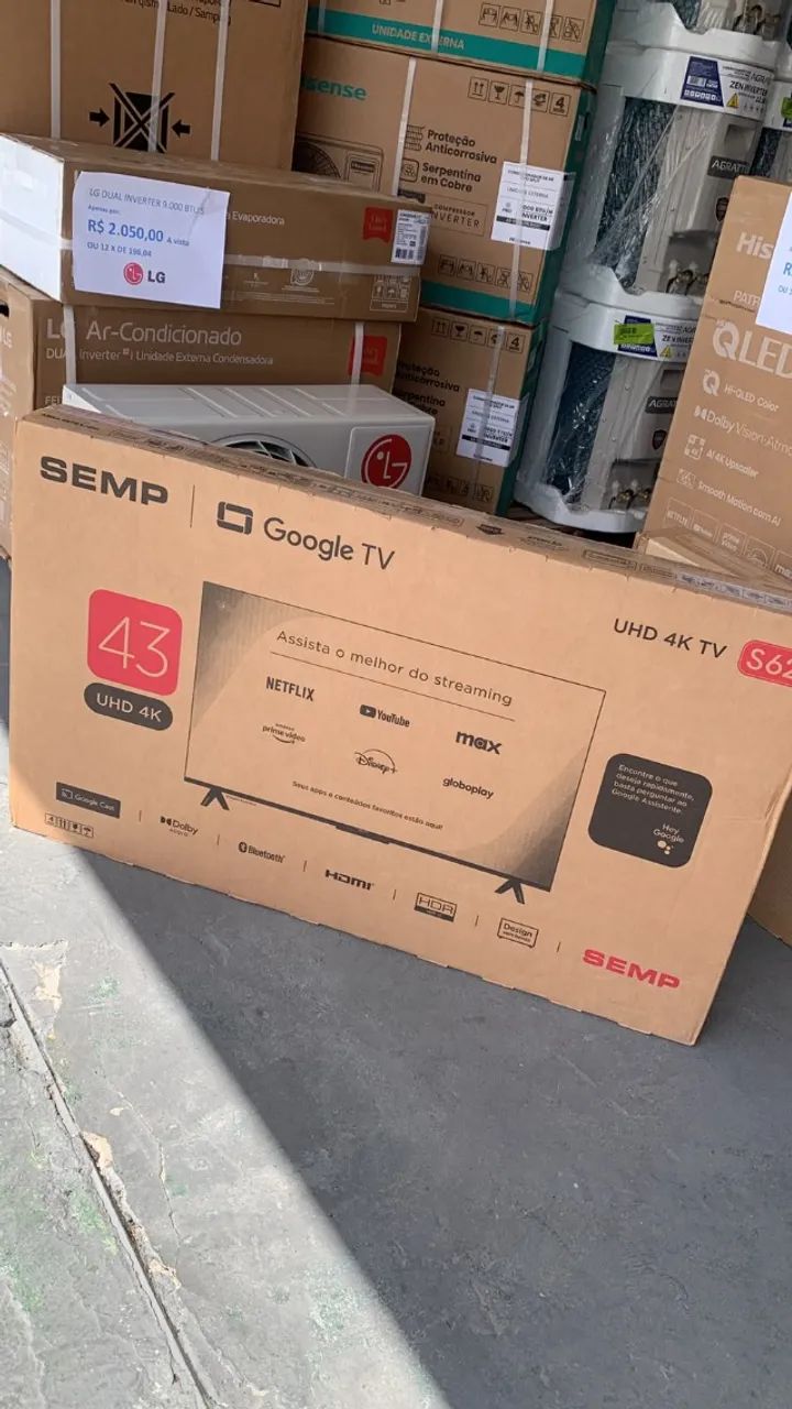 Smart TV Semp UHD 4K 43 Polegadas