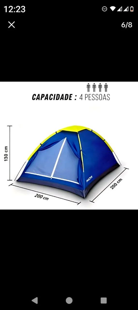 Barraca camp iglu capacidade 4 pessoas  - Foto 3