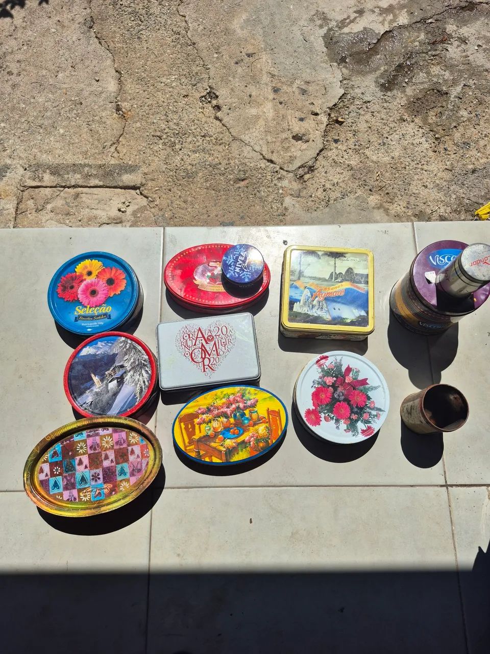 Lote latas vintage
