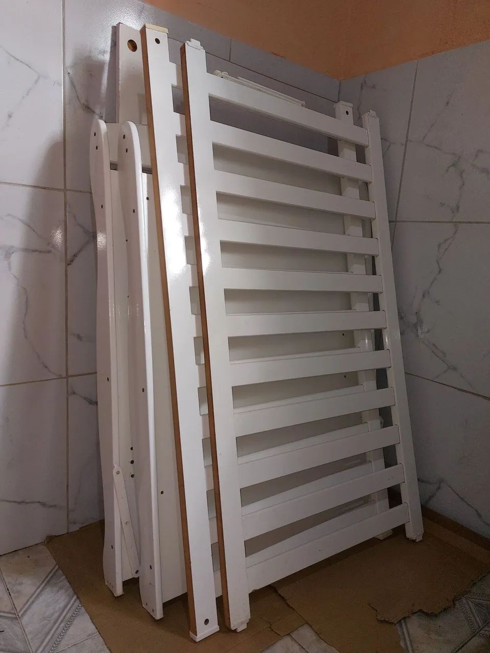 Berço americano, que vira cama compartilhada, com colchão  - Foto 2