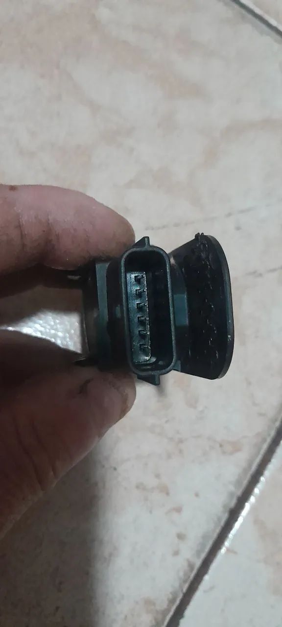 Sensor de estacionamento branco