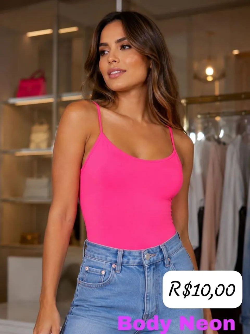 Body rosa neon - Foto 2