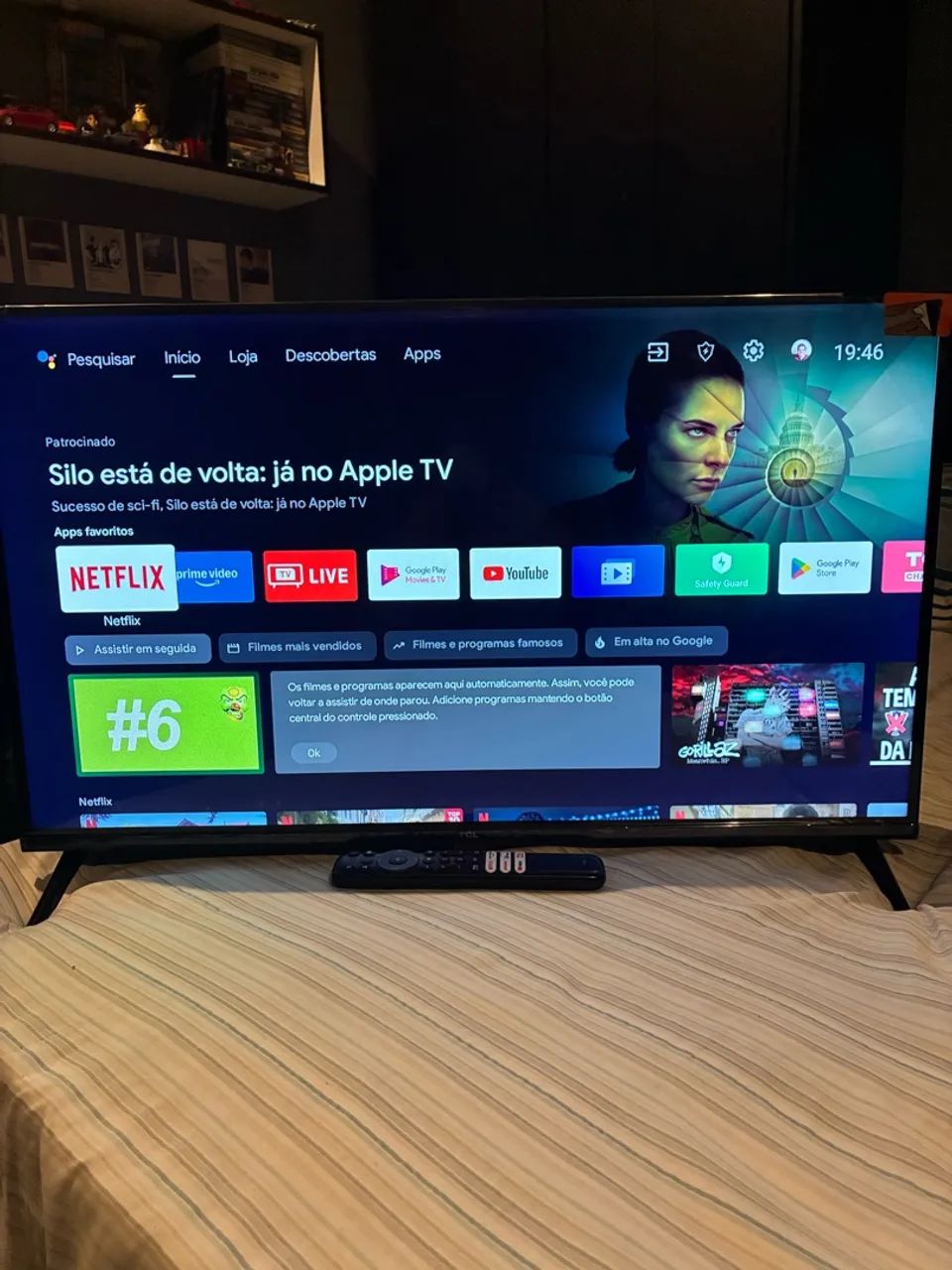 Smart tv led TCL com Android TV