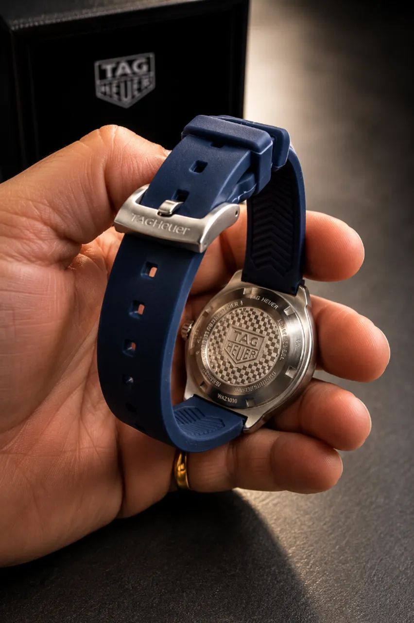 Relógio TAG Heuer Formula 1 Solargraph Azul Swiss Made + Caixa - Foto 4