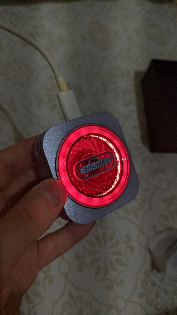 Cooler Redmagic 6 Pro Magnético Tipo C Completo Na Caixa Seminov - Foto 2