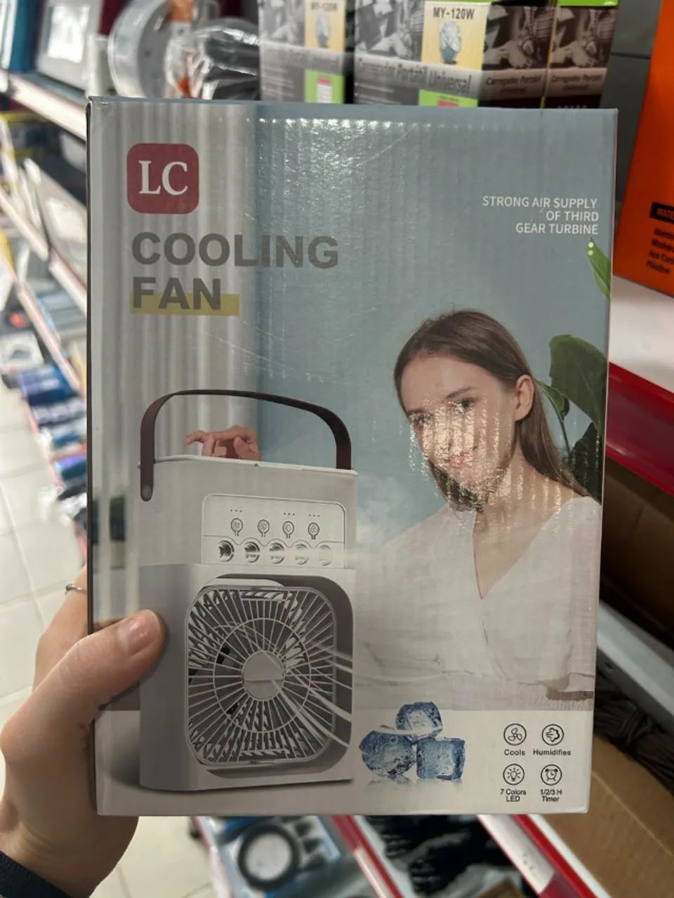 Ventilador USB com Recipiente água 