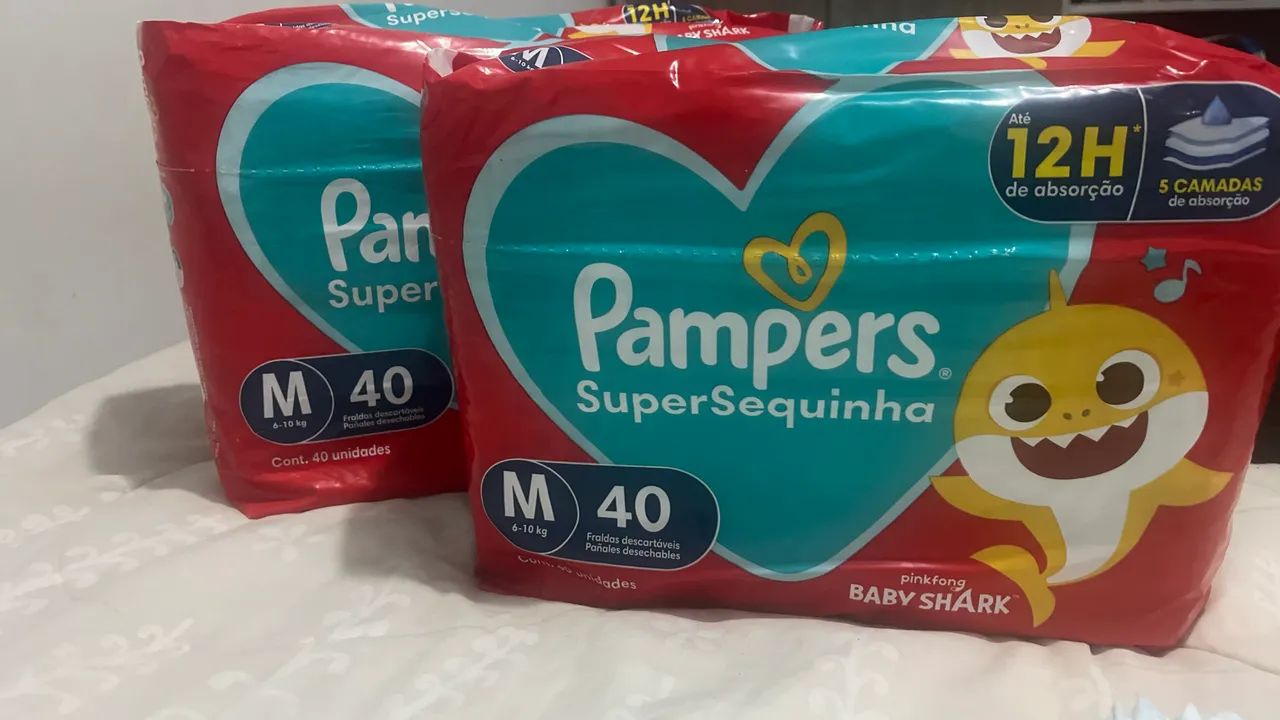 FRALDA PAMPERS M