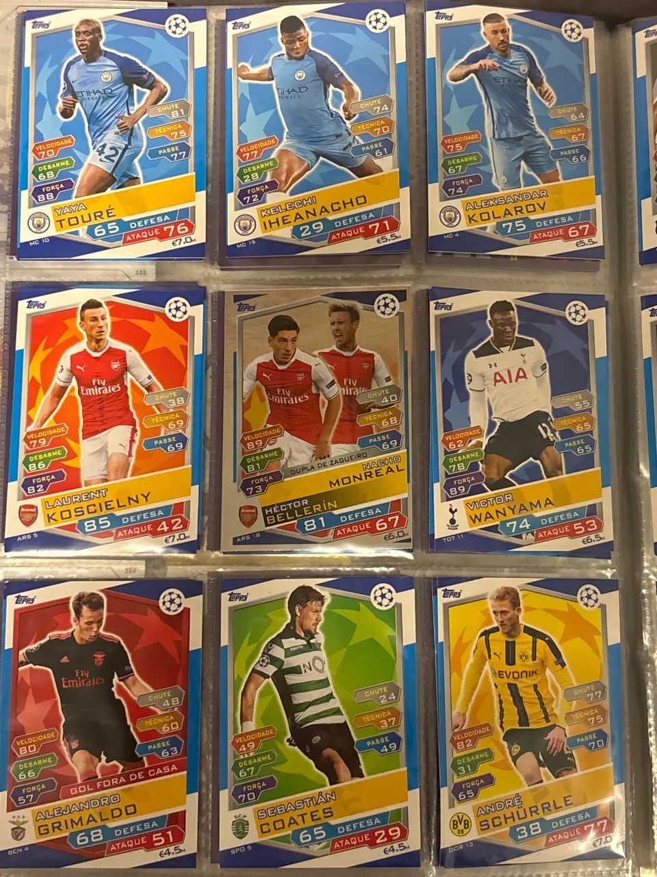 Cards Champions league 2016-2017 - Foto 2