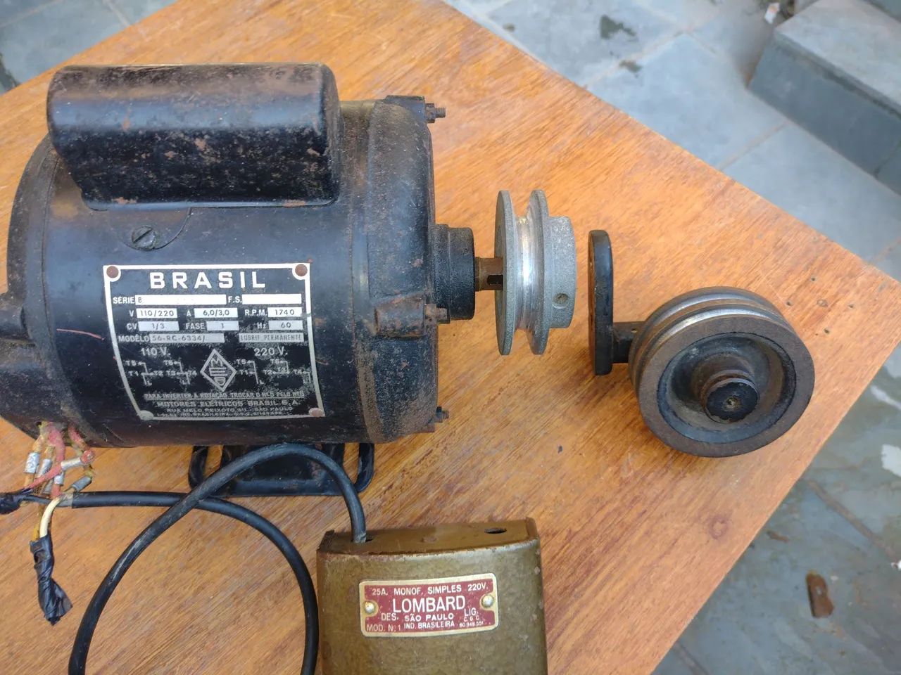 Motor para bancada com avanço de correia - Foto 3