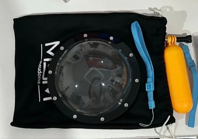 Dome Para Gopro 5-6-7 Black Meudome - Bastão Brinde