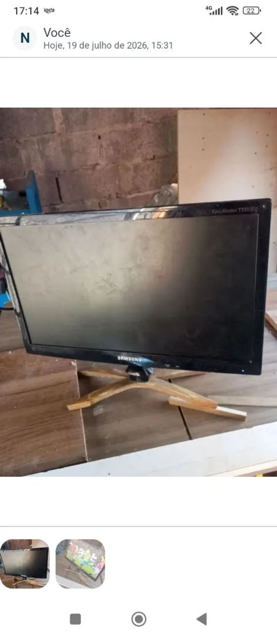 Monitor e tv Samsung 19 Polegadas 
