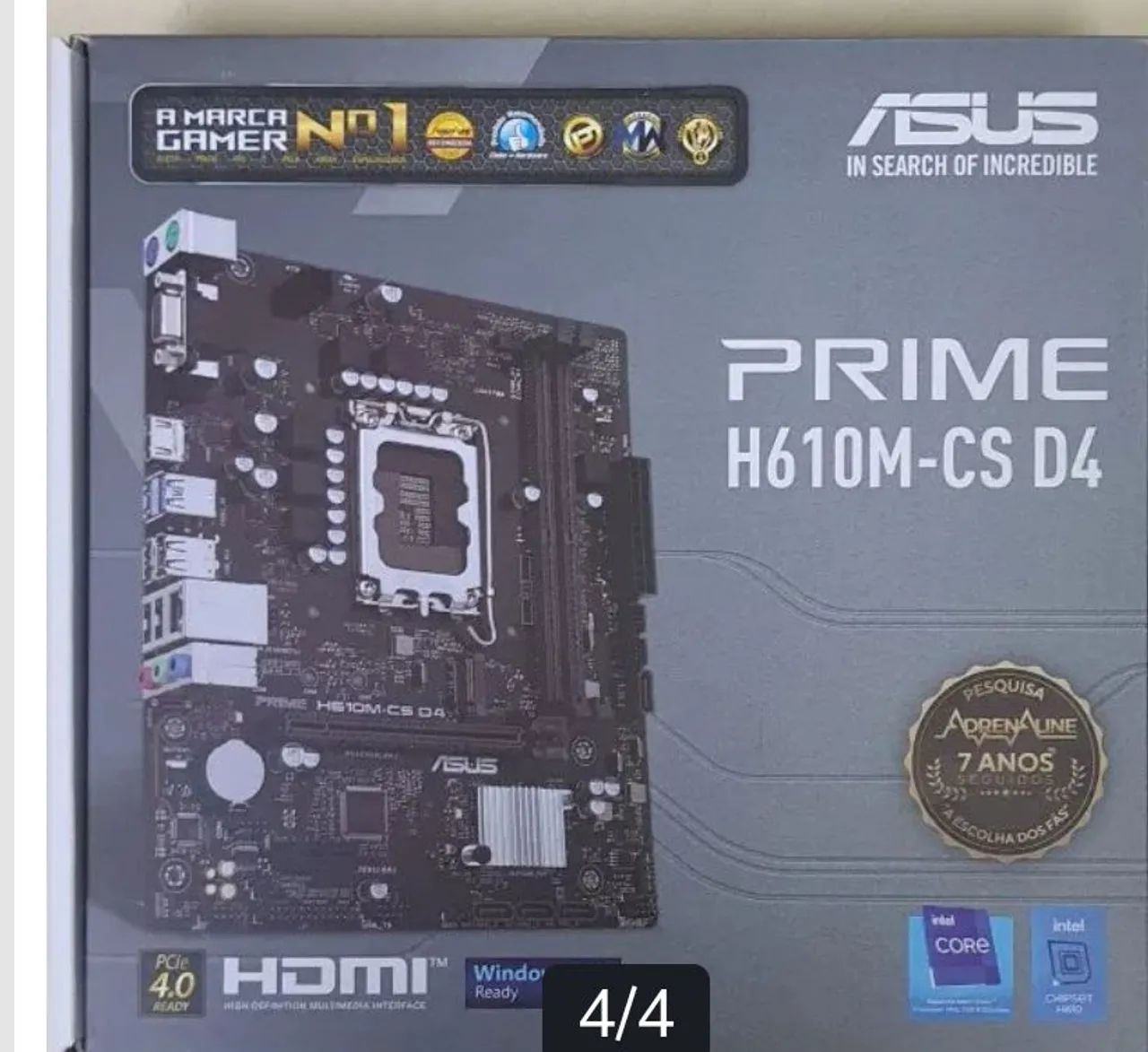 Kit placa mãe i5 12400