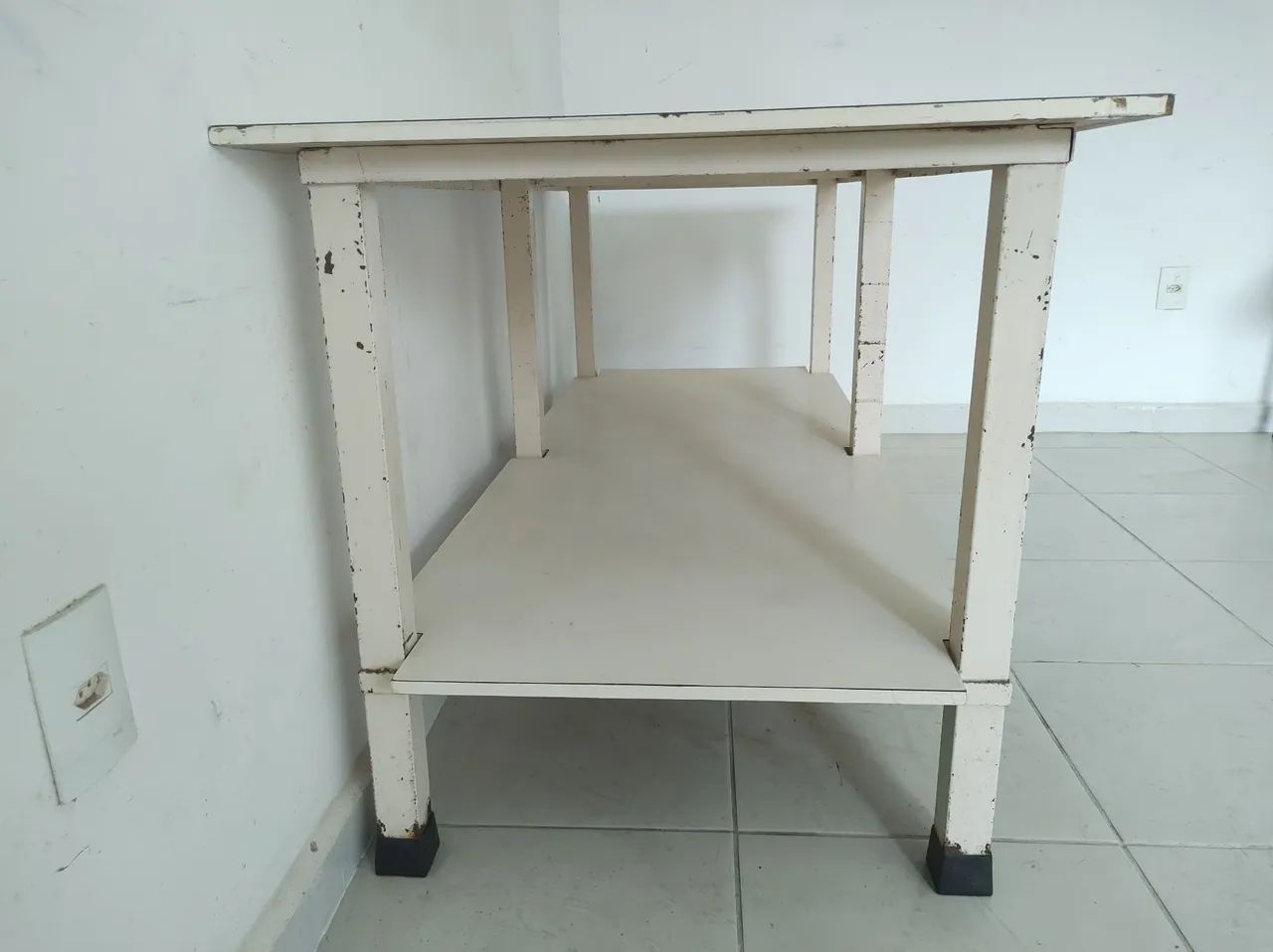 Mesa Bancada de Ferro Reforçada. - Foto 2