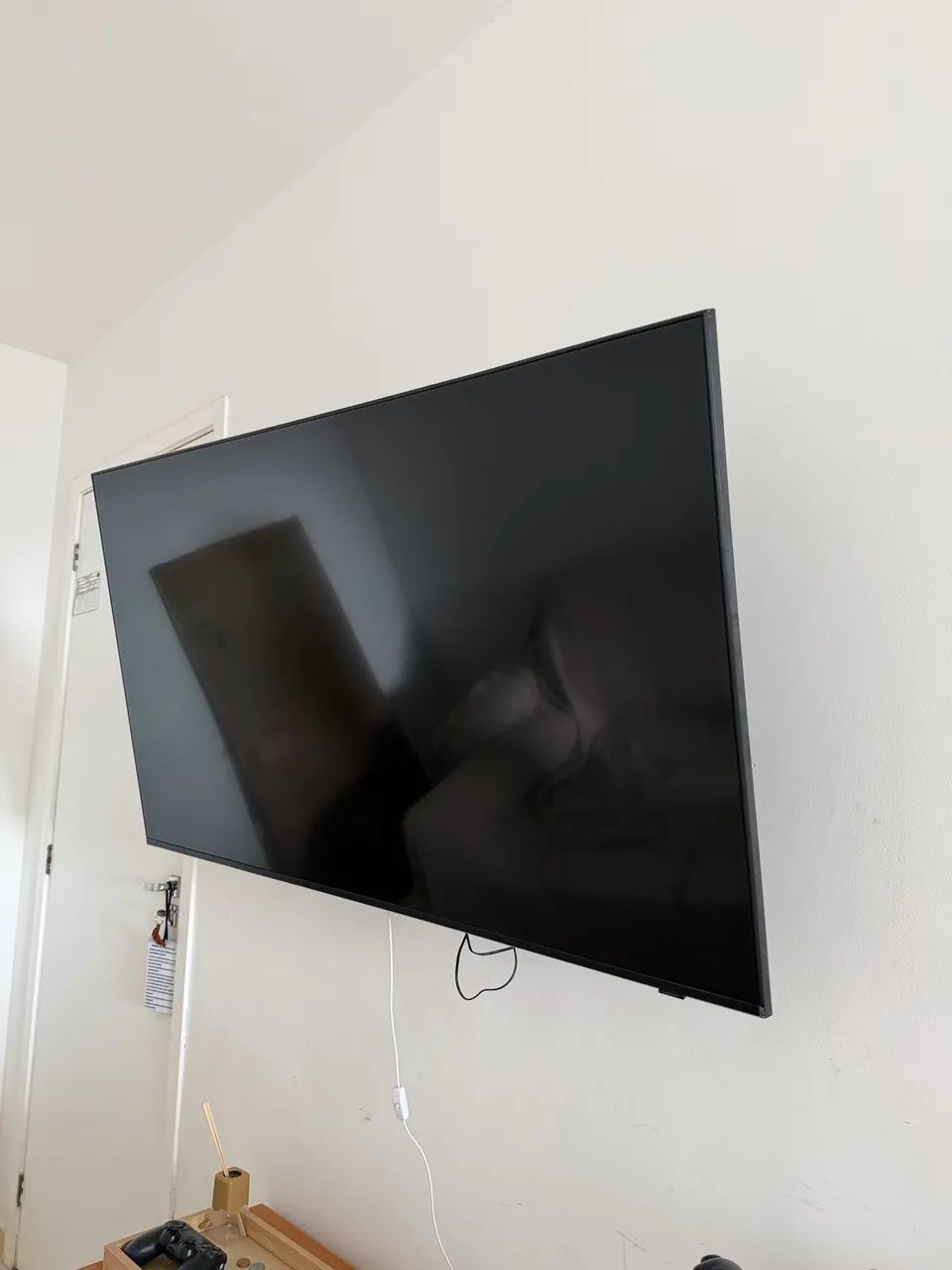 Smart TV Samsung 50? 4K Crystal UHD DU7700 + suporte de parede - Foto 4