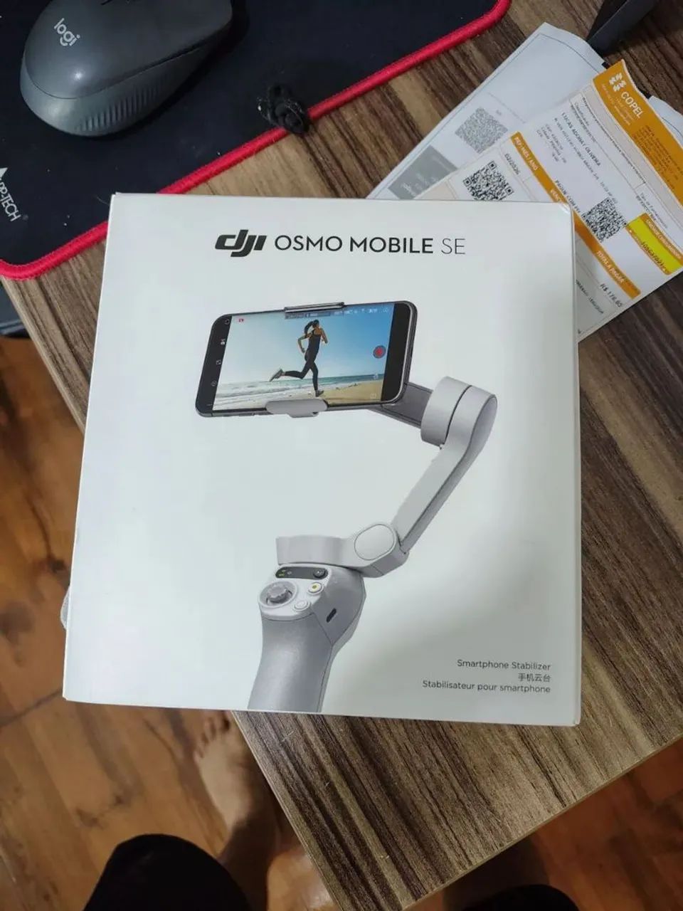 Estabilizador De Imagem Dji Osmo Mobile Se Grey Cor Cinza Lacrado