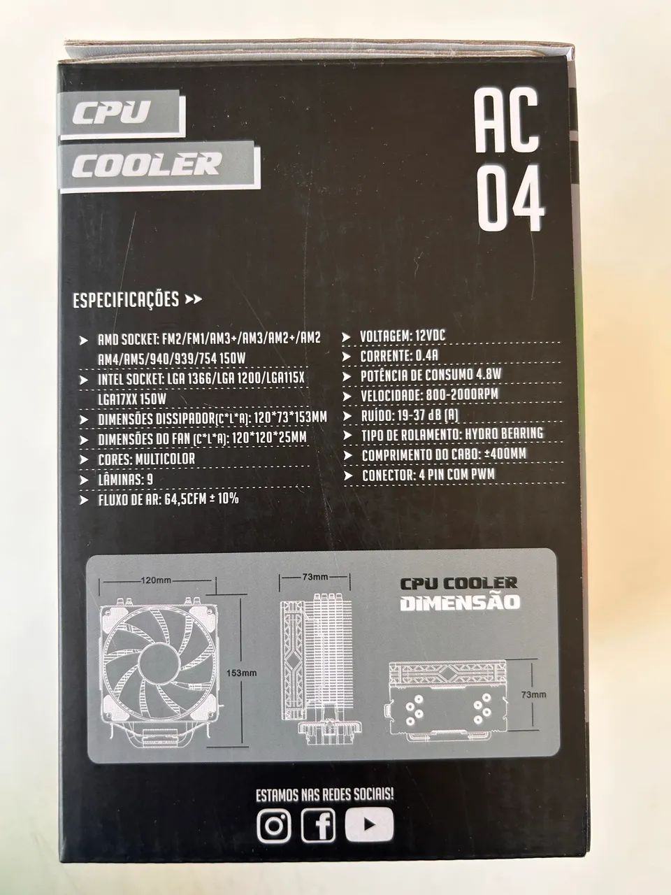 Cooler para processador Intel ou AMD! - Foto 3