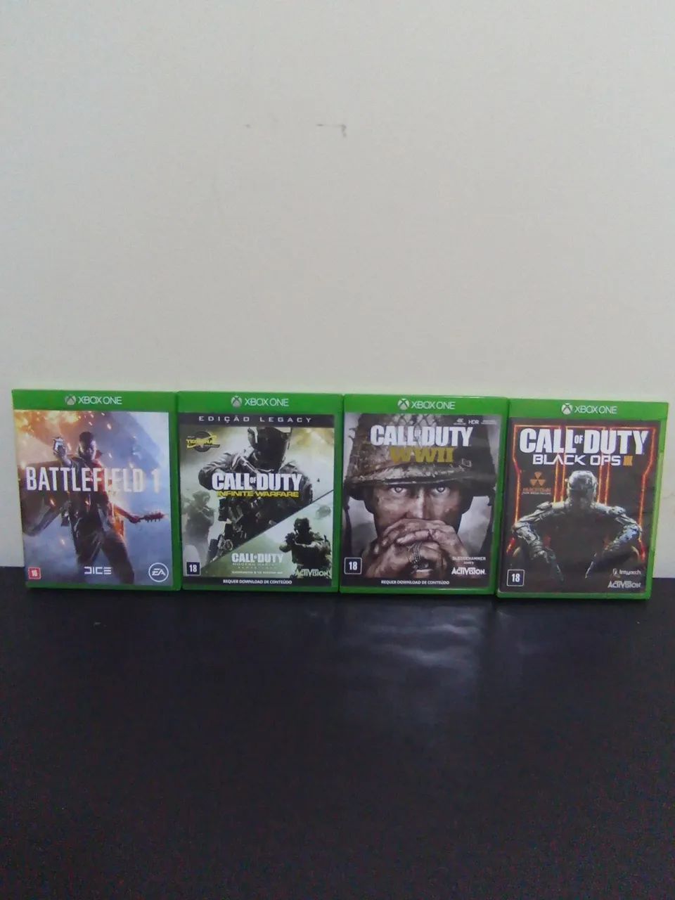 Jogos de Xbox one fat!
