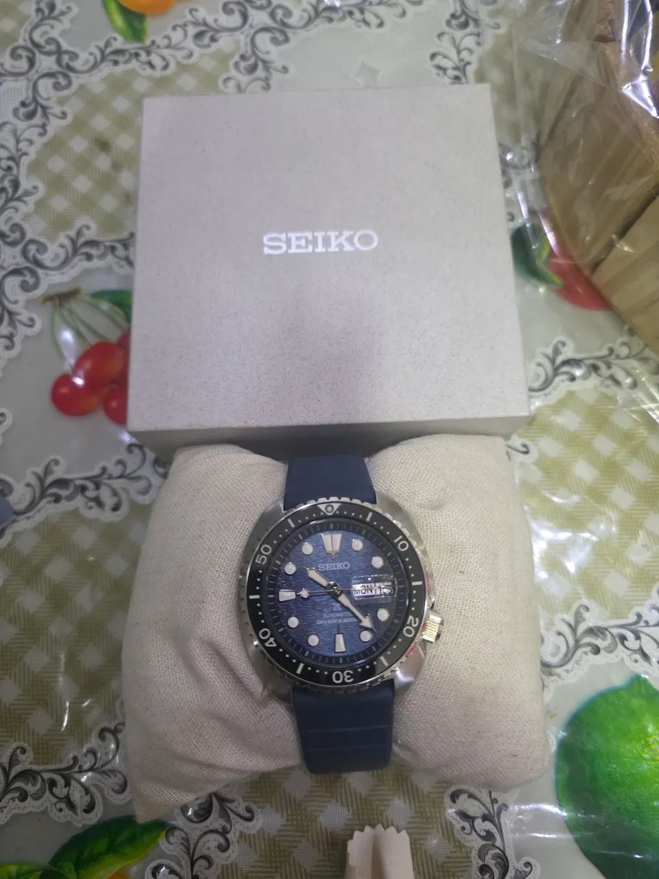 Relógio Seiko Prospex Turtle Manta Ray  - Foto 5