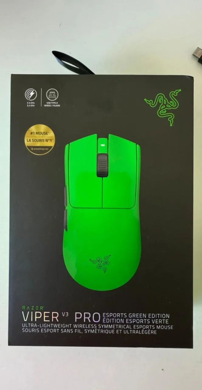 Mouse Razer Viper V3 PRO - Green Edition - Foto 2