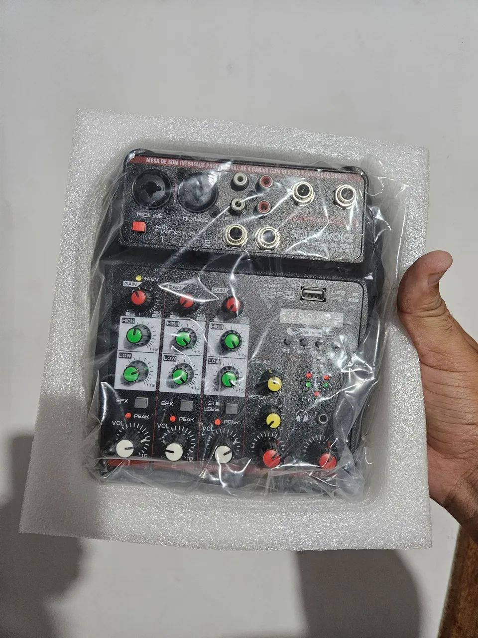Kit mesa de som + microfone shure!!! - Foto 5
