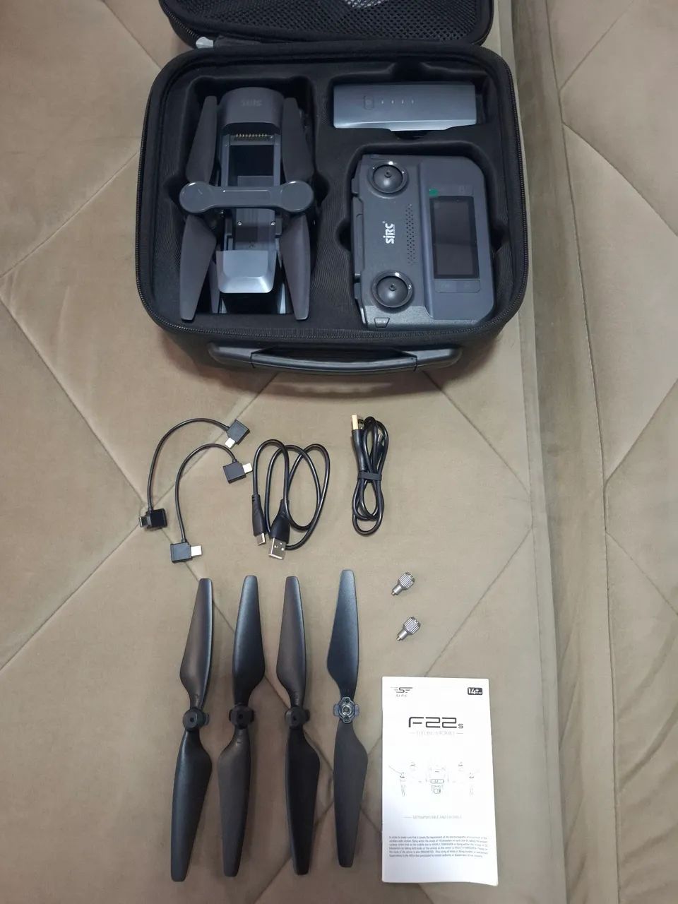 Drone f22 s pro câmera 4k sensor de obstáculos,bag e 2 baterias  - Foto 5