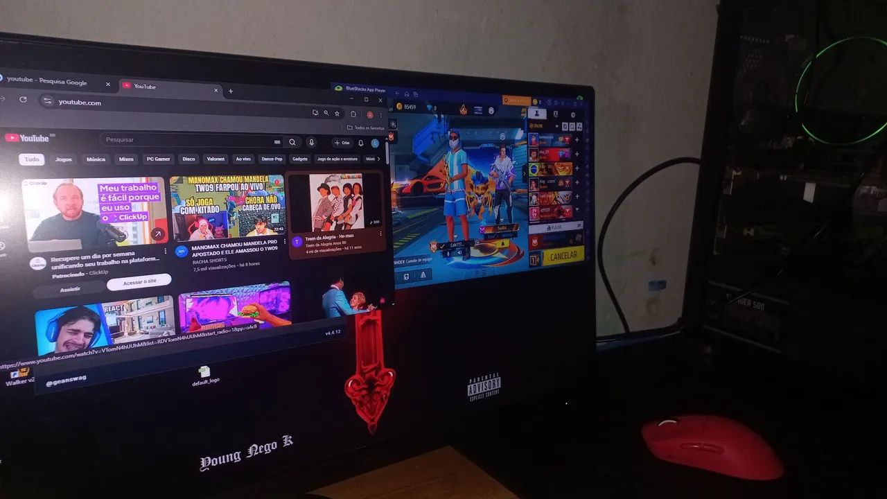 Monitor aoc 24p ips 180hz 0,5ms zerinho - Foto 2