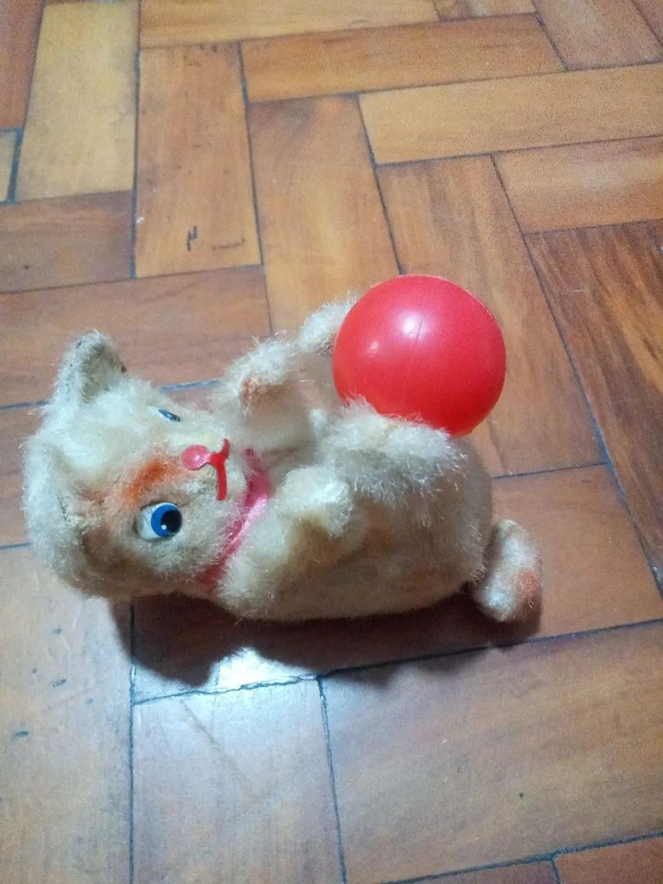 Gatinho com bolinha,anos 60 á corda. - Foto 2