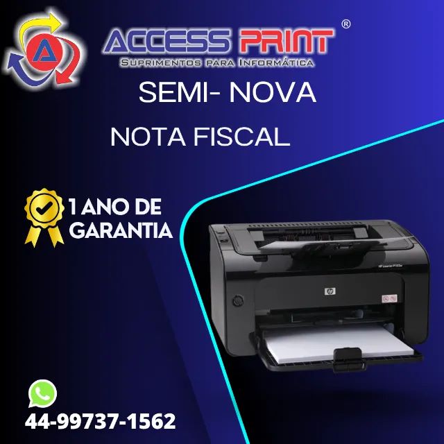 impressora wireless laser hp p1102w 1 ano de garantia  - Foto 2