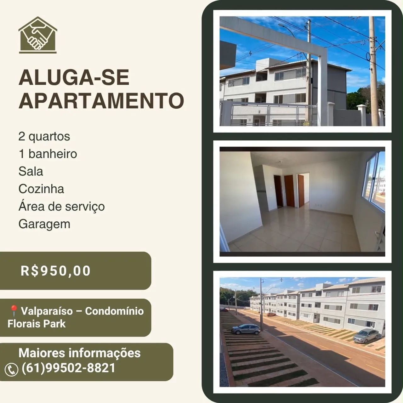 Alugo apartamento 