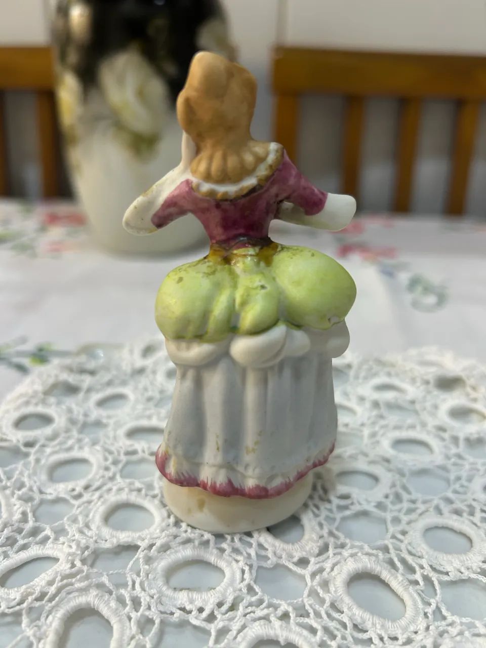 Casal de época em porcelana biscuit   - Foto 5