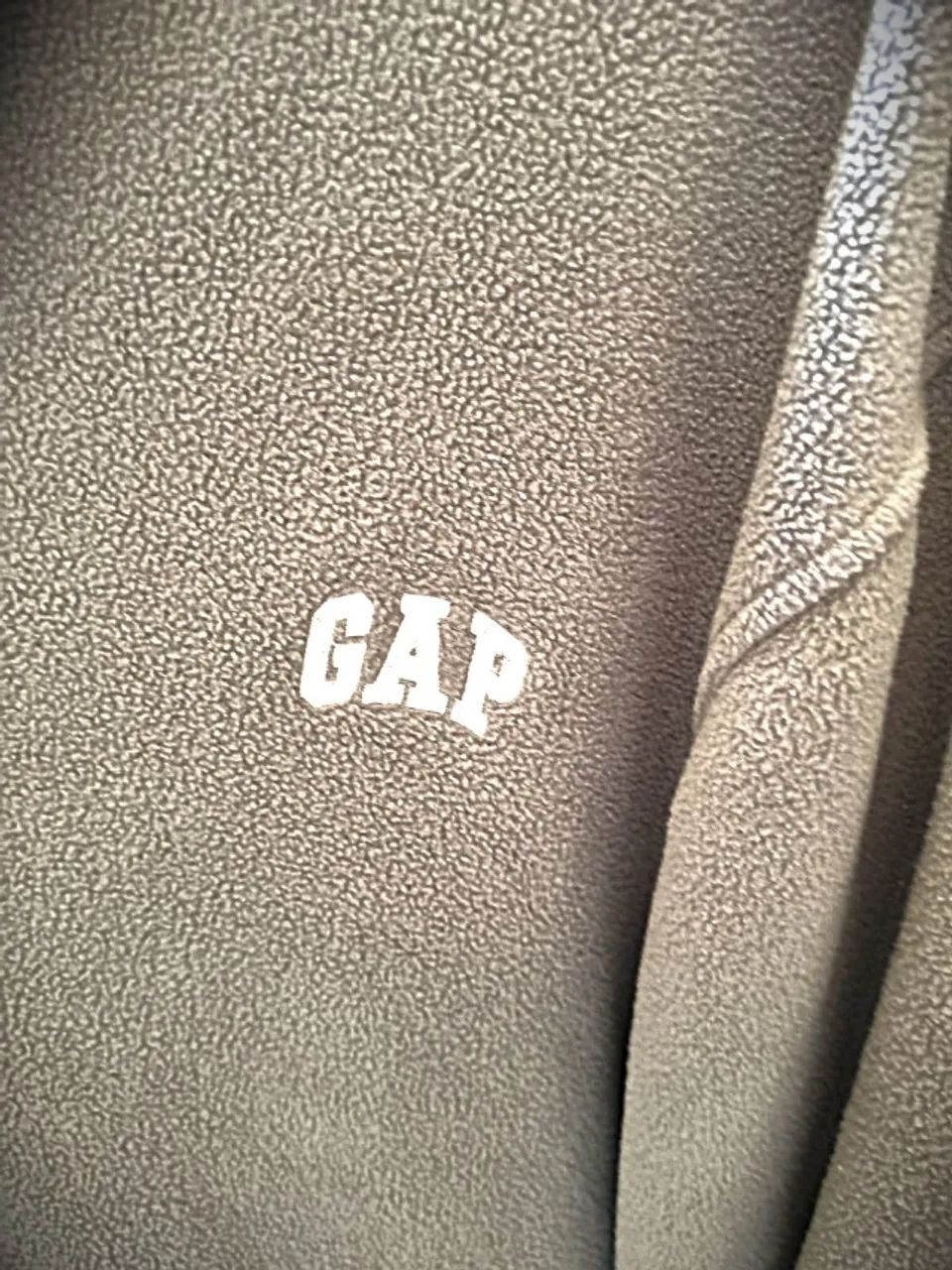 Blusa Moletom Fleece GAP Cinza - Foto 3