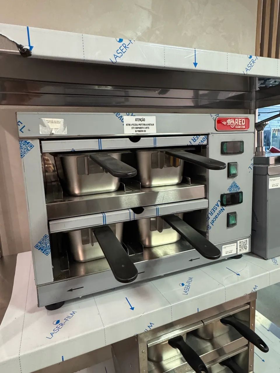 Conservador de proteínas inox 4 cubas novo  - Foto 3