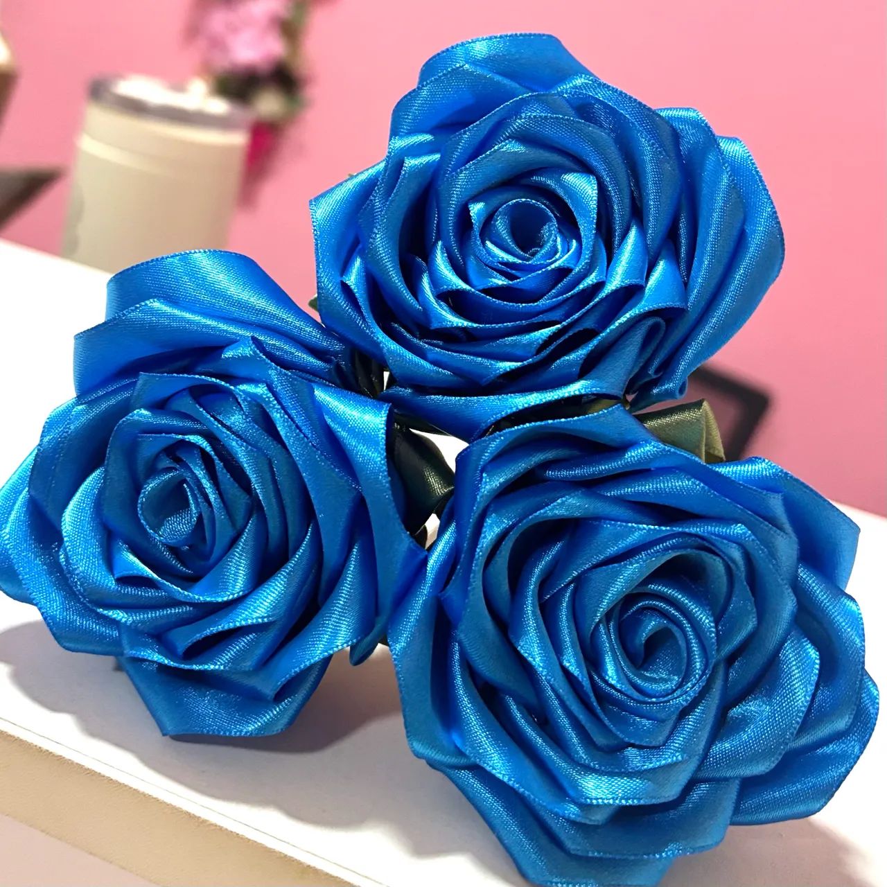 Buquê de Rosas Eterna - Cetim - Foto 4