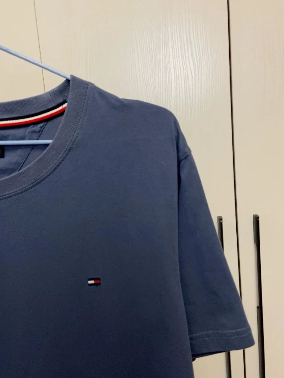 Camiseta Tommy Azul - Usada - Foto 2