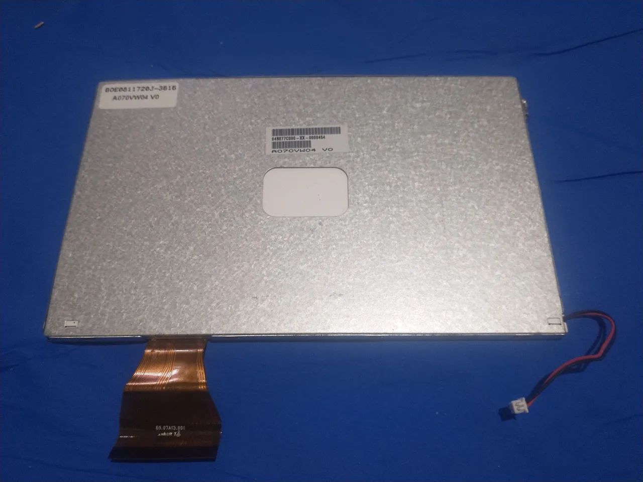 Display 7 A070VW04 V0 para Asus Eee PC 4G  701 / 700 + Central Multimídia 2DIN