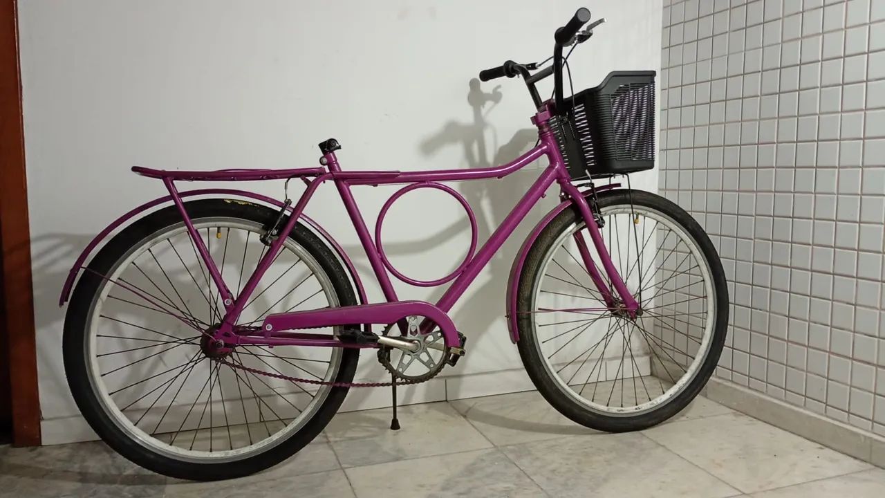 Bicicleta monarka rosa